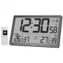 KIENZLE Jumbo NEO LCD orologio da parete con stazione meteo grigio
