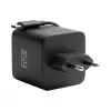 EFB Elektronik G652CE caricabatterie da parete GaN USB-C PD 3.0 65W con cavo retrattile, nero