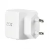 EFB Elektronik G201A1CE set caricabatterie da parete GaN 20W USB-C PD3.0 + USB-A QC3.0 con cavo USB-C 2m, bianco