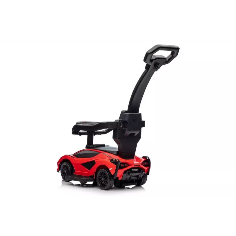 LEAN TOYS Lamborghini QLS-996T auto a spinta con manico rosso