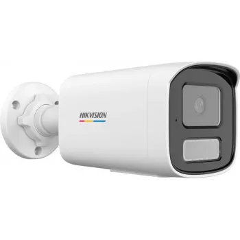 Hikvision DS-2CD1T47G3-LIU(4mm) telecamera IP bullet 4MP ColorVu Lite con luce bianca, microfono integrato, IP67, PoE
