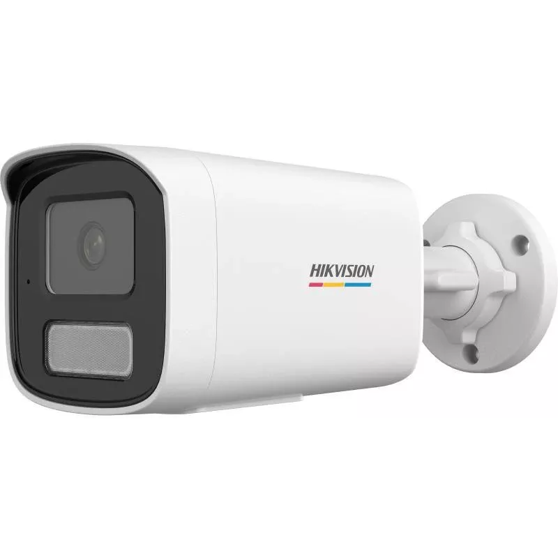 Hikvision DS-2CD1T47G3-LIU(4mm) telecamera IP bullet 4MP ColorVu Lite con luce bianca, microfono integrato, IP67, PoE