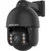 Foscam SD8EP telecamera esterna con rotazione/inclinazione e PoE, 8MP 4K, zoom ottico 4x, IP66, nero