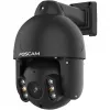 Foscam SD8EP telecamera esterna con rotazione/inclinazione e PoE, 8MP 4K, zoom ottico 4x, IP66, nero