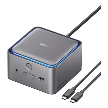 Anker Prime docking station Thunderbolt 5 14-in-1, 140W Power Delivery, doppio display 8K, raffreddamento attivo (A83B53A1)