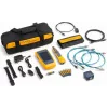 Fluke Networks LinkIQ Duo kit tester per cavi Ethernet industriali e reti con adattatori M12, PoE, fino a 10 Gb/s, Li-Ion, CAT 3-8 6029135