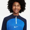 Nike bambino DF Academy Pro Drill maglietta allenamento blu/marine DH9280 463 M