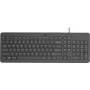 HP 150 tastiera con filo turco Q USB nero 664R5AA#AB8