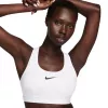 Nike Swoosh Reggiseno sportivo supporto medio bianco XL