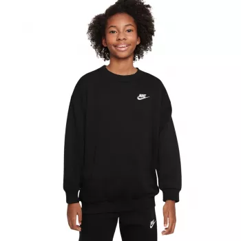 Nike Sportswear Club Fleece Giacca con cappuccio e zip integrale - Nero - Bambino grande XL
