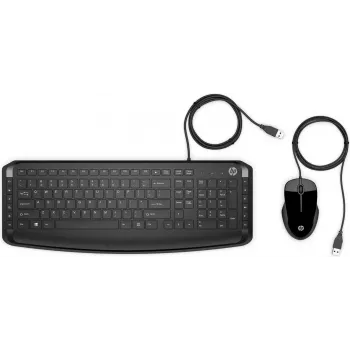 HP Inc. Tastiera e mouse cablati 250 Combo - Bianco argento 9DF28AA#UUZ
