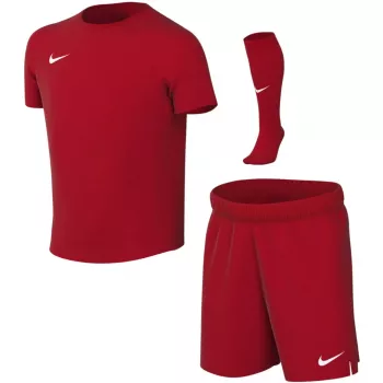 Set da calcio per bambini Nike Dri-FIT Park VIII, University Red/bianco, taglia S