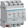 Hager TYAS606D Attuatore KNX Secure per commutazione/tapparelle 6/3 canali 16A carico C