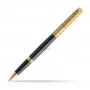 Waterman Hemisphere Penna rollerball - fine, nero lucido con finiture cromate, confezione regalo 2225136