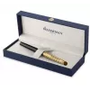 Waterman Hemisphere Penna rollerball - fine, nero lucido con finiture cromate, confezione regalo 2225136