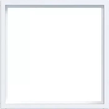 HAGER WAF7073WM Anello intermedio per placche centrali 50x50mm, bianco polare