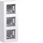 HAGER WAD8310WG Contenitore da parete 3 moduli alto, bianco polare