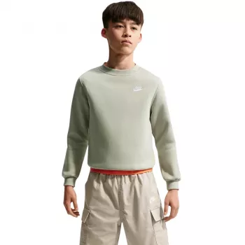 Nike Sportswear Club Fleece Felpa con cappuccio bambino verde chiaro FD3006-304 Taglia L