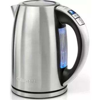 Cuisinart CPK17E-B Bollitore elettrico, 1,7 L, 1500 W, acciaio inox, 6 impostazioni di temperatura