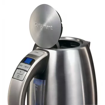 Cuisinart CPK17E-B Bollitore elettrico, 1,7 L, 1500 W, acciaio inox, 6 impostazioni di temperatura
