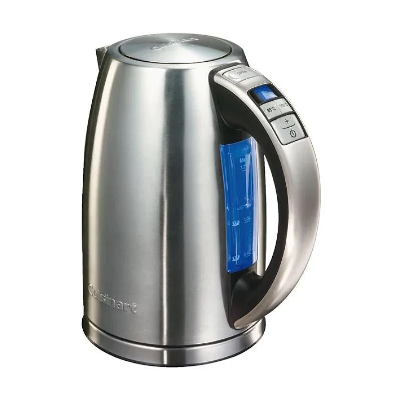Cuisinart CPK17E-B Bollitore elettrico, 1,7 L, 1500 W, acciaio inox, 6 impostazioni di temperatura