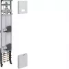 Hager ZH53W3NT universZ quadro completo, 1350x250mm, 3 punti, 2 posti contatore, 10 mm², con funzione di sezionamento
