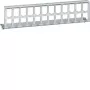 HAGER UM00K4 patch panel vuoto 24 porte per moduli serie UM, 19