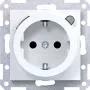 HAGER WAS1261WG presa SCHUKO con interruttore differenziale, Type-A, 16 A, 30 mA, bianco polare