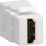 Hager modulo Keystone universalVZ20HS HDMI femmina a HDMI femmina 180° bianco