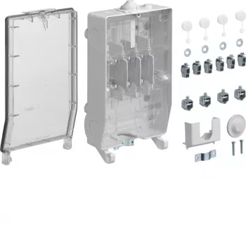 Hager scatola di allacciamento principale ZAN334KL K3 trasparente 137x245x415