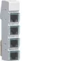 Hager LMN modulo bus, 4 connettori femmina RJ12, passivo, senza alimentazione ZZ12LMN04P
