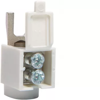 Hager KF81D morsetto di collegamento sbarra collettrice 25mm² con morsetto a forcella