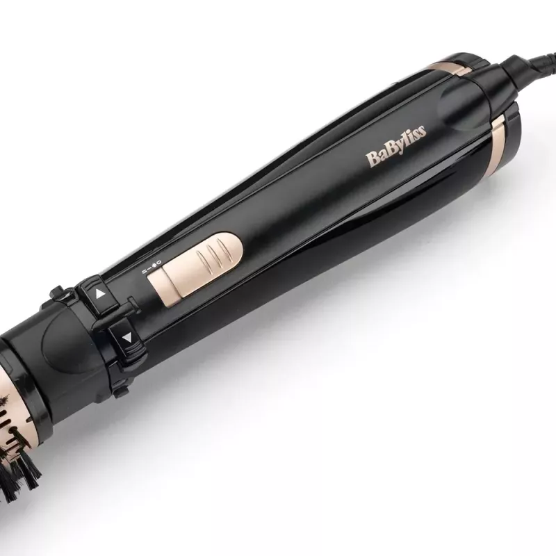 BaByliss Big Hair Dual styler ad aria calda rotante, 1000 W, nero/oro
