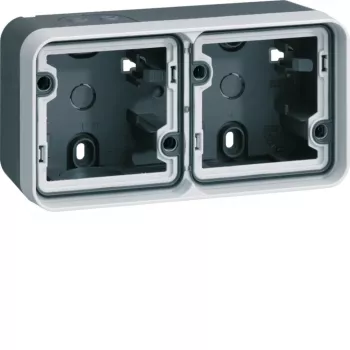 Hager LEF canale di installazione apparecchi base WNA672, grigio, 2000x60x70 mm