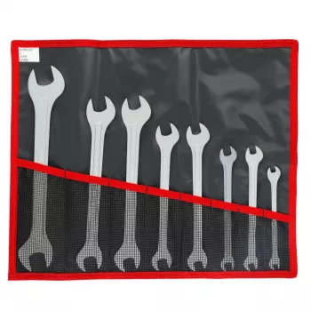 Facom 31.JE8T set chiavi a doppia bocca extra piatte, metriche, 8 pezzi, 6-24 mm