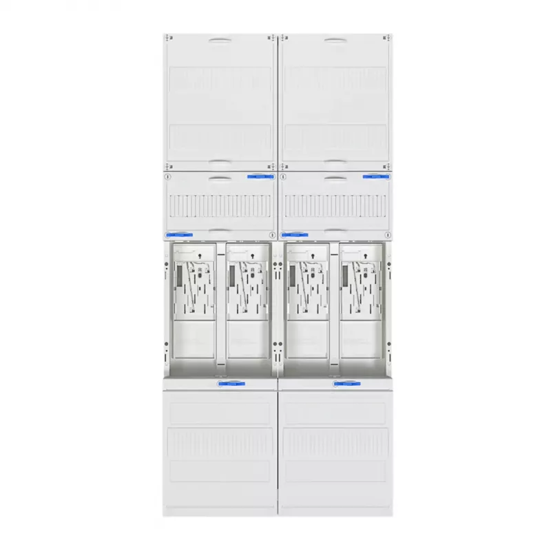 HAGER ZK3EN24 cablaggio universale Z quadro contatore completo, 4 posti contatore, BKE-I, larghezza 2 campi, 1050mm