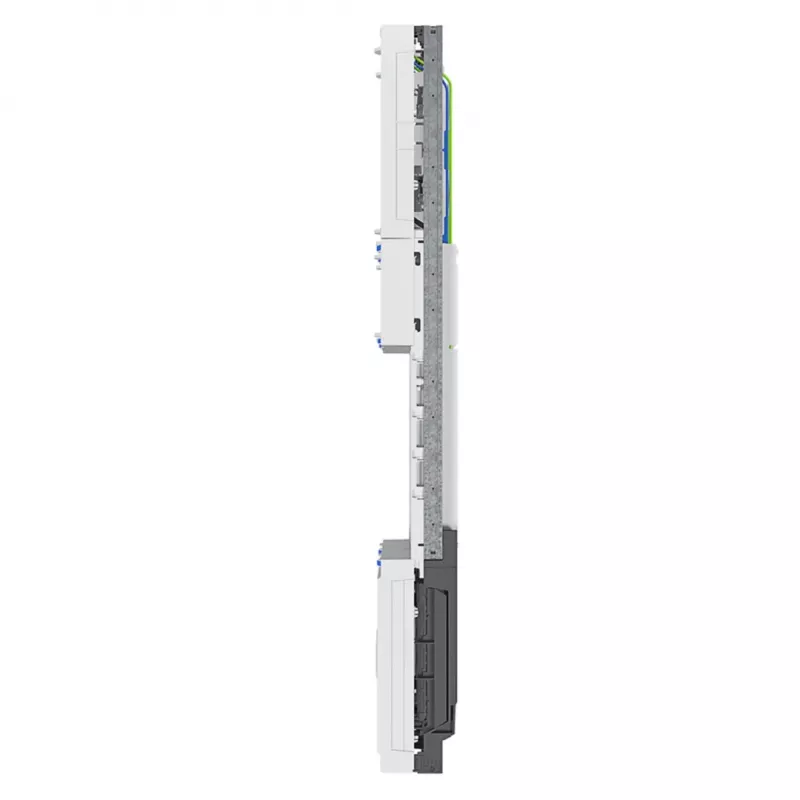 HAGER ZK3EN24 cablaggio universale Z quadro contatore completo, 4 posti contatore, BKE-I, larghezza 2 campi, 1050mm