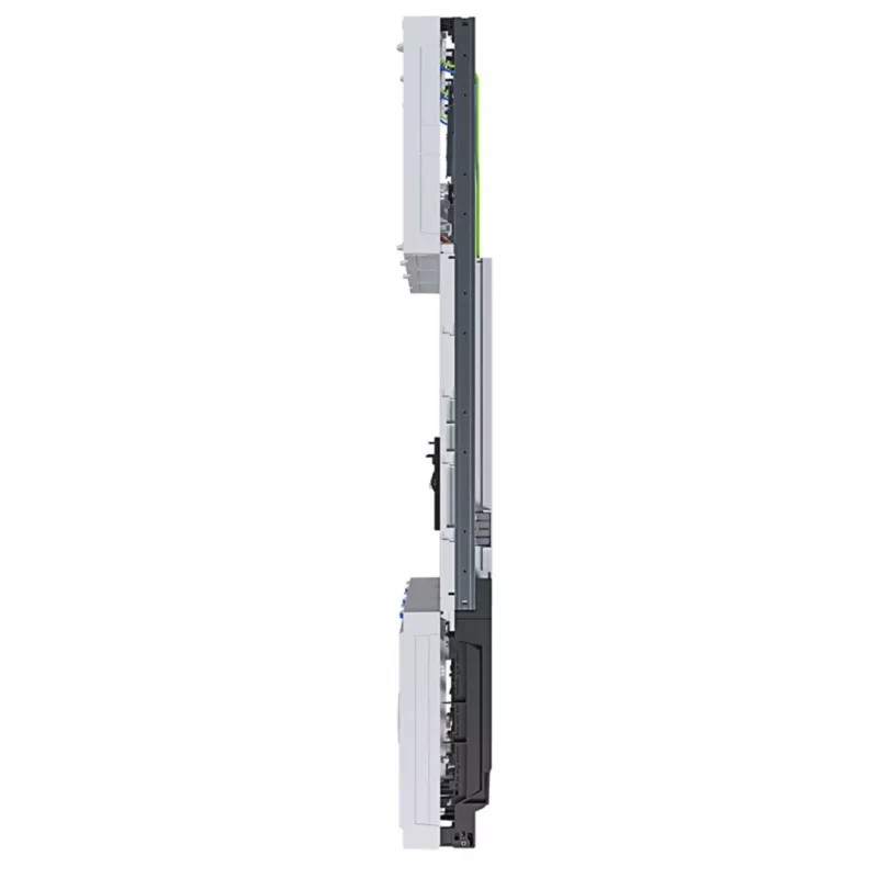 HAGER Quadro contatori completo ZL33W4N, trifase, 3 punti, 1050mm, 3 campi