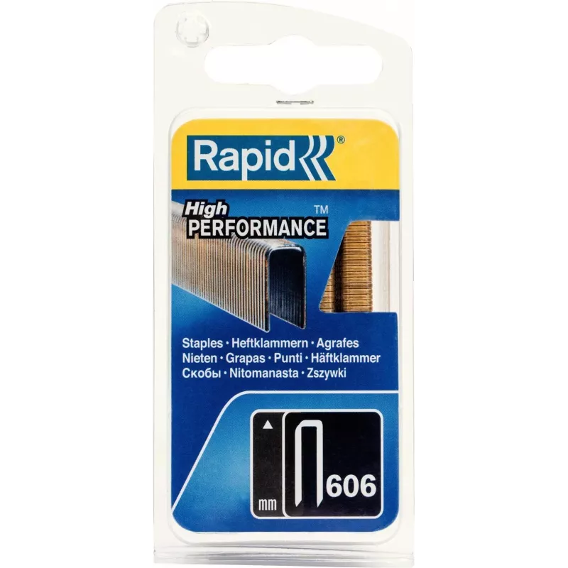 RAPID TOOLS Tipo 606 Punti stretti 30 mm acciaio zincato rivestito in resina 1000 pezzi 40109532