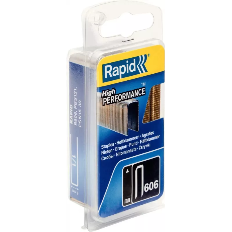 RAPID TOOLS Tipo 606 Punti stretti 30 mm acciaio zincato rivestito in resina 1000 pezzi 40109532