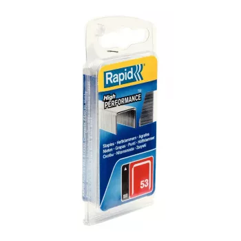 Rapid N. 53 Punti a filo sottile, gambo 12 mm, acciaio zincato, confezione da 2500 40109505