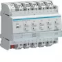 Hager TYAS610D attuatore KNX per commutazione/tapparelle 10/5 canali 16A carico C Secure