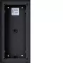 Hager REW407X scatola da parete per citofono mono, 2/3/4 pulsanti di chiamata, antracite