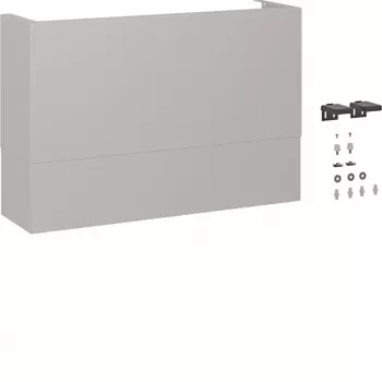 Hager universZ pannello gestione cavi telescopico FZ0800TB, altezza 350-680 mm, profondità 205 mm, bianco