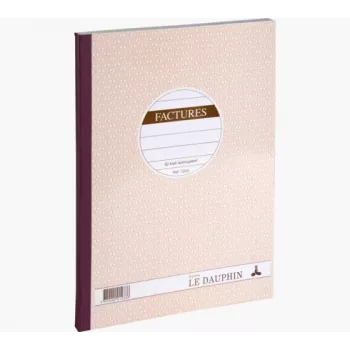 Le Dauphin libro autocopiante moduli fattura, A4, triplo, 50 set (1233D)