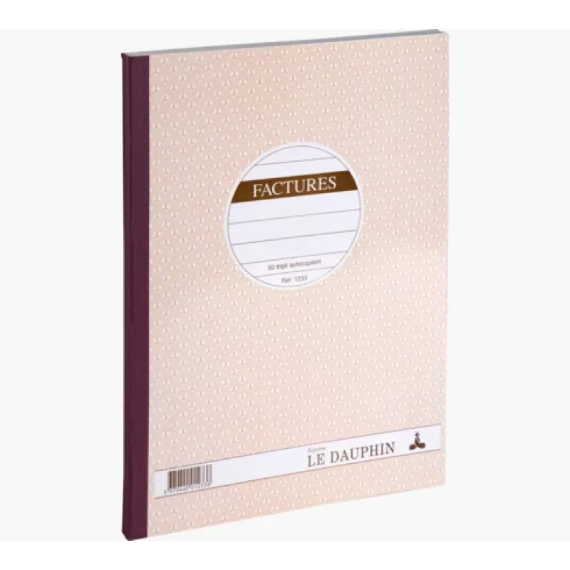 Le Dauphin libro autocopiante moduli fattura, A4, triplo, 50 set (1233D)