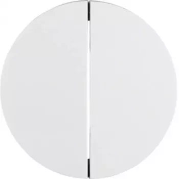 Hager WLW2010WG R.Classic interruttore a bilanciere 2 posti con chiave, bianco polare lucido