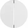 Hager WLW2010WG R.Classic interruttore a bilanciere 2 posti con chiave, bianco polare lucido