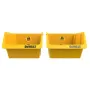 DEWALT DWST82813-1 TSTAK valigetta portautensili doppia – 2x contenitori impilabili in plastica da 14L, nero/giallo
