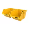DEWALT DWST82813-1 TSTAK valigetta portautensili doppia – 2x contenitori impilabili in plastica da 14L, nero/giallo
